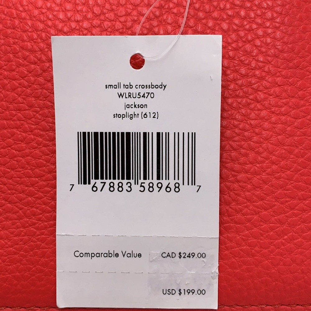 KATE SPADE JACKSON SMALL TAB CROSSBODY STOPLIGHT COLOR - Picture 8 of 13
